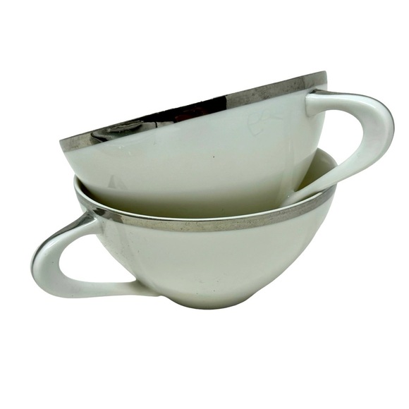 Aristo Craft Other - Artiso Craft Fine China | Royal Platinum | 2 Coffee Cups